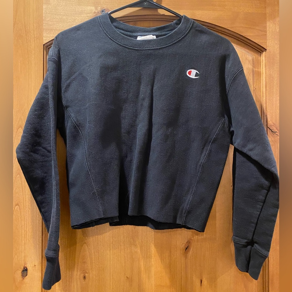 Champion Reverse Weave Cropped Cut Off Crew